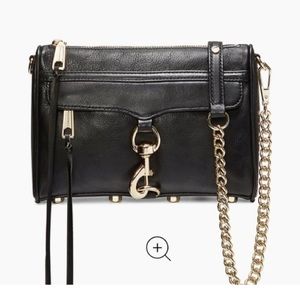 M.A.C Rebecca Minkoff large black crossbody bag